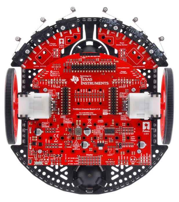 TI-RSLK Chassis Board v1.0 for TI-RSLK MAX