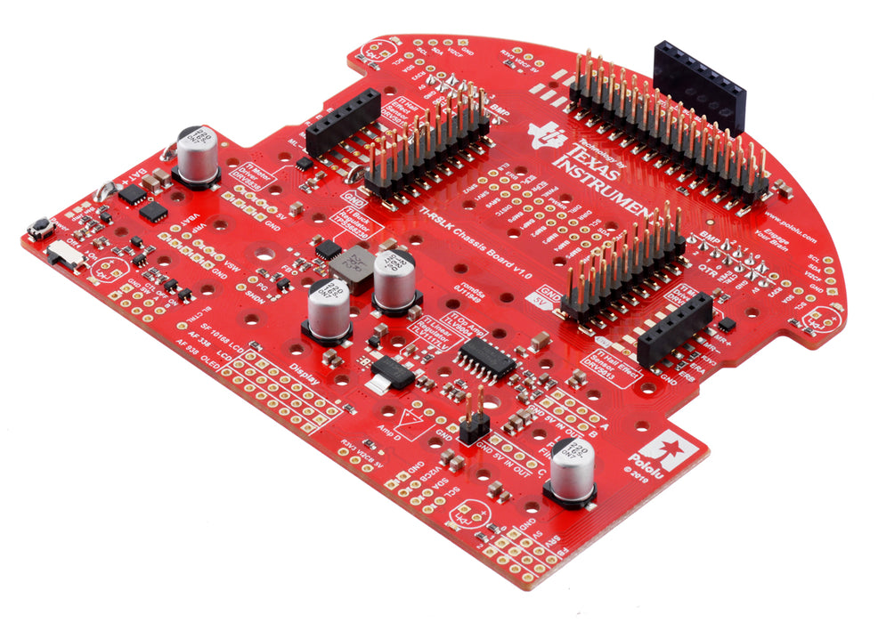 TI-RSLK Chassis Board v1.0 for TI-RSLK MAX