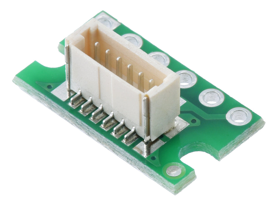 Breakout for JST SH-Style Connector, 6-Pin Male Top-Entry (Individually Packaged)