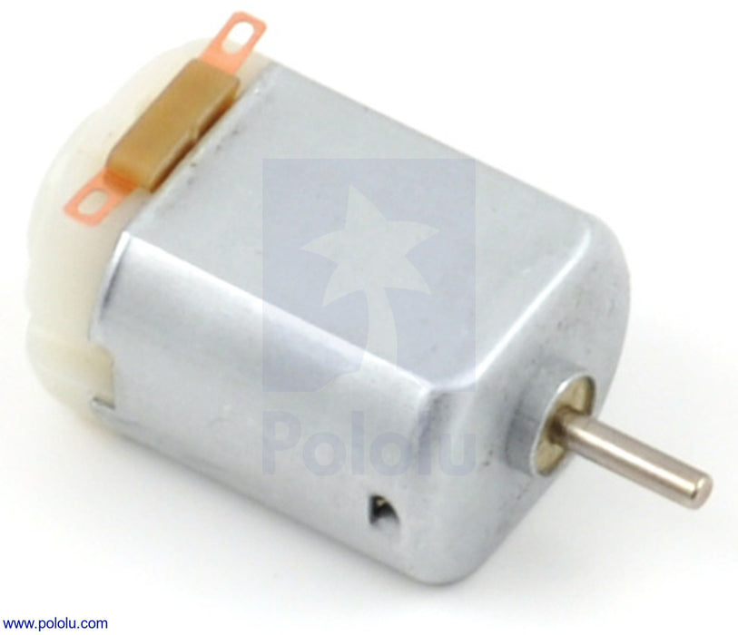 Brushed DC Motor: 130-Size, 6V, 11.5kRPM, 800mA Stall