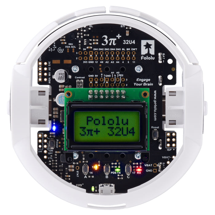 3pi+ 32U4 Robot Kit with 15:1 HPCB Motors (Hyper Edition Kit)