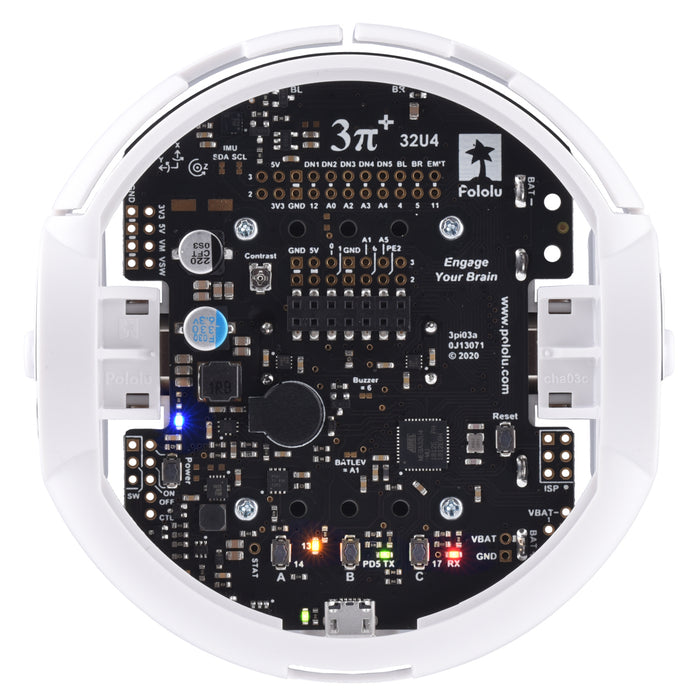 3pi+ 32U4 Robot Kit with 15:1 HPCB Motors (Hyper Edition Kit)