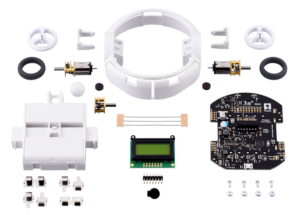 3pi+ 32U4 Robot Kit with 15:1 HPCB Motors (Hyper Edition Kit)