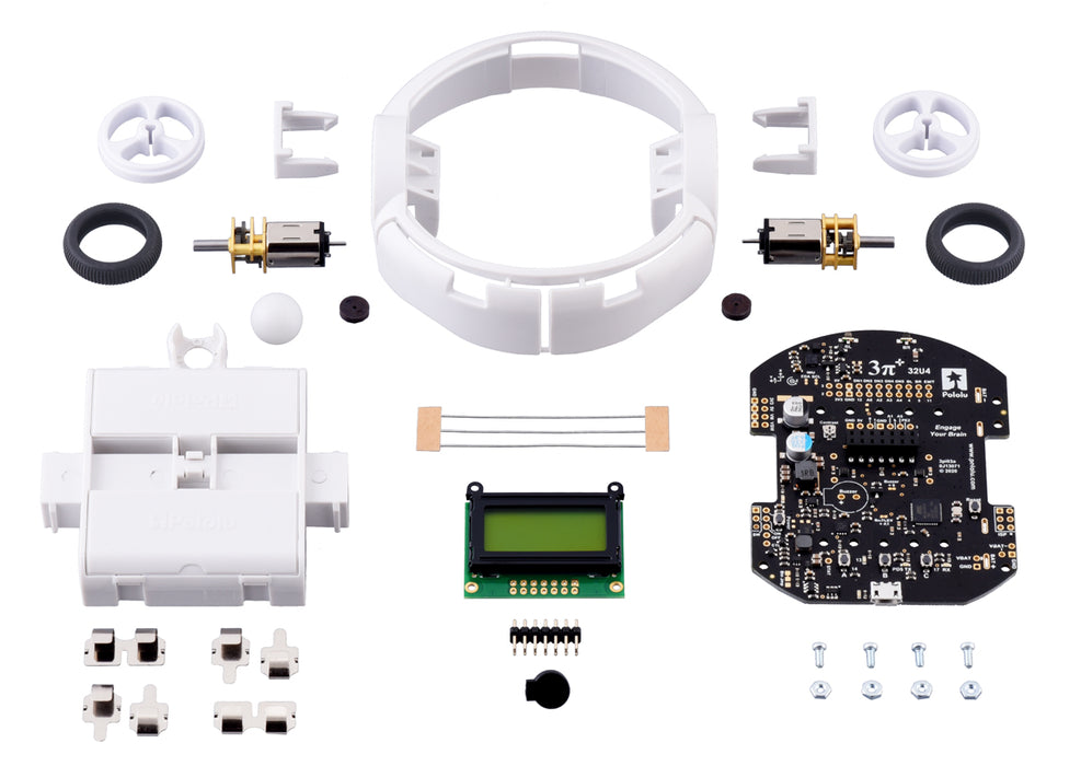 3pi+ 32U4 Robot Kit with 75:1 LP Motors (Turtle Edition Kit)