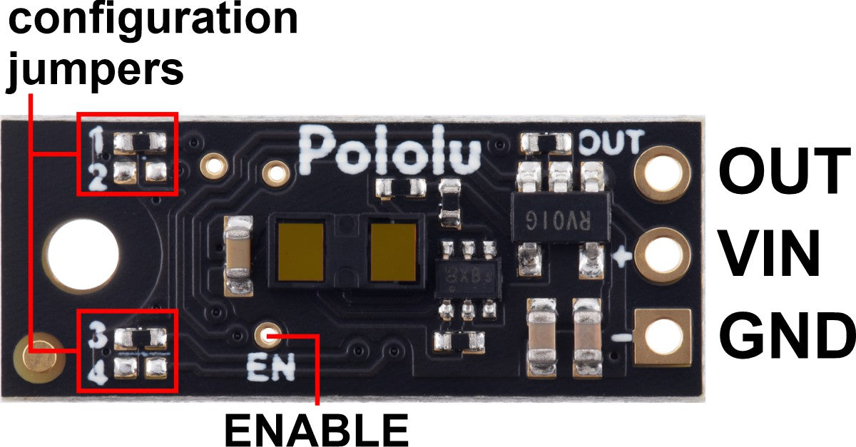 Pololu Distance Sensor with Pulse Width Output, 300cm Max