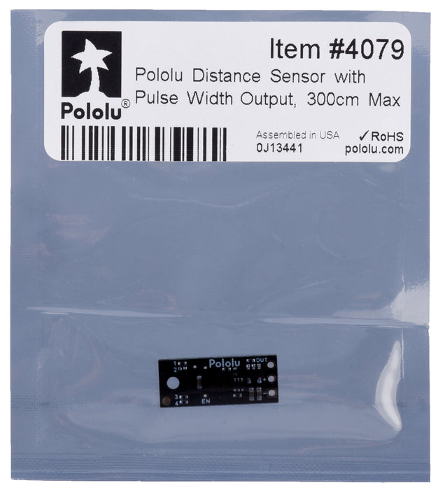 Pololu Distance Sensor with Pulse Width Output, 300cm Max