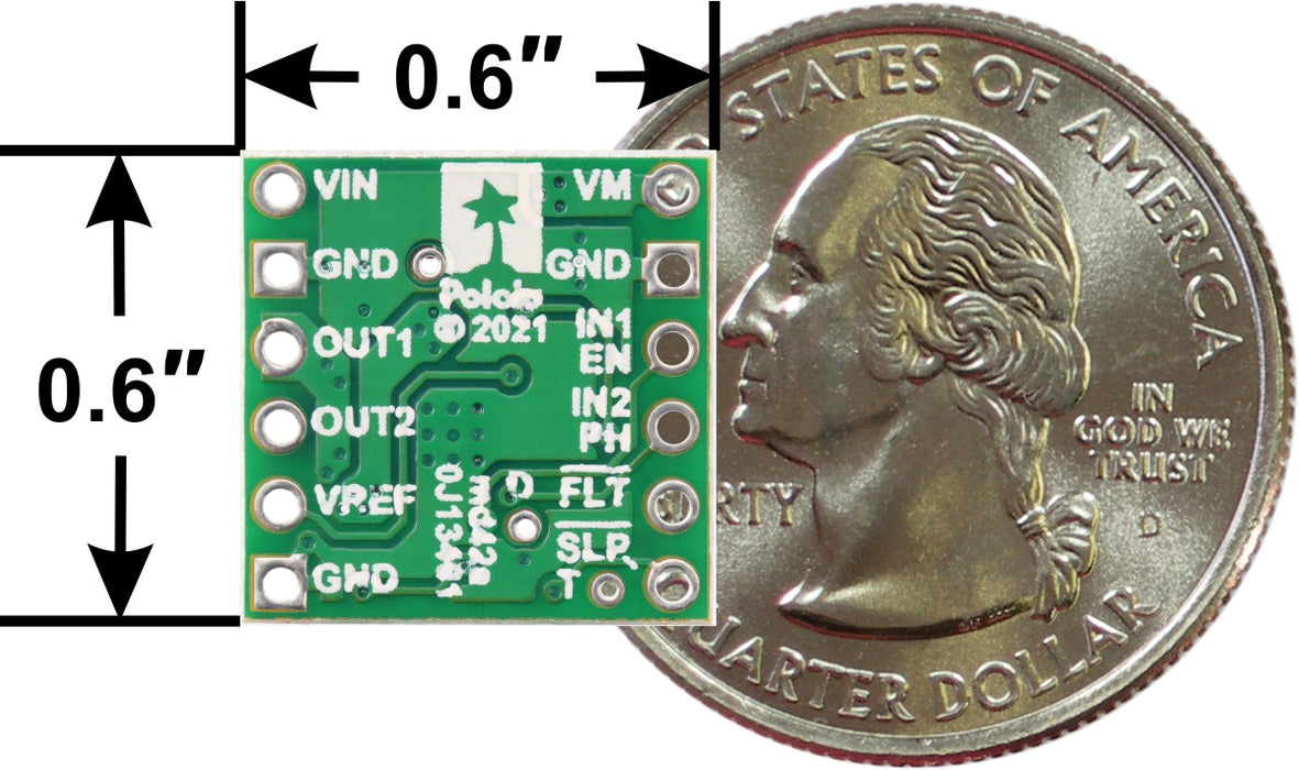 DRV8256E Single Brushed DC Motor Driver Carrier