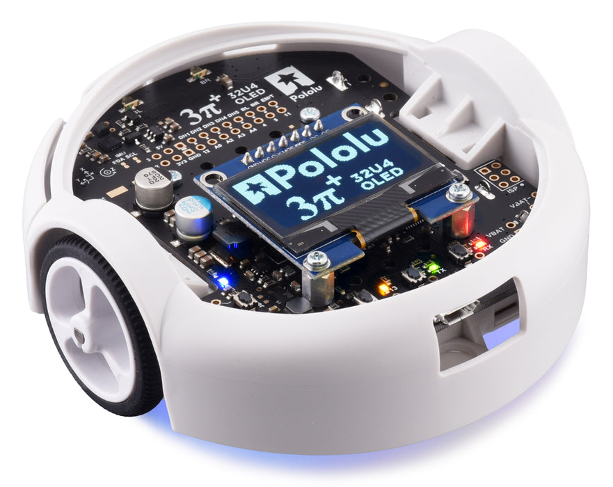 3pi+ 32U4 OLED Robot - Standard Edition (30:1 MP Motors), Assembled