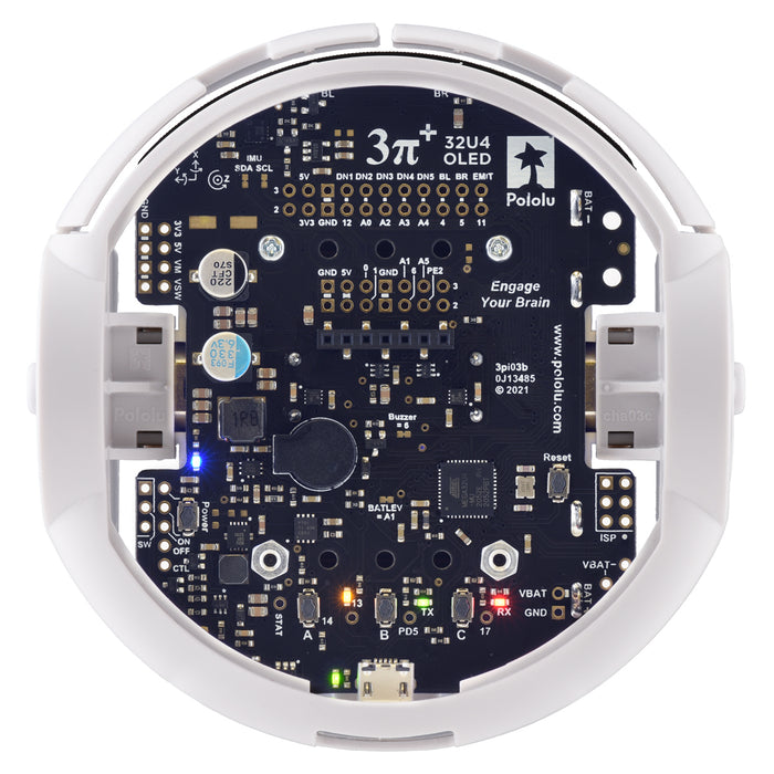 3pi+ 32U4 OLED Robot - Hyper Edition (15:1 HPCB Motors), Assembled