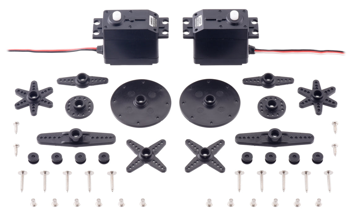 Surplus SpringRC SM-S4303R Continuous Rotation Servo Pair (Two Servos)