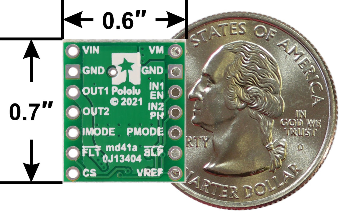 DRV8874 Single Brushed DC Motor Driver Carrier