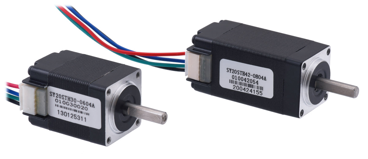 Stepper Motor: Bipolar, 200 Steps/Rev, 20×30mm, 3.9V, 0.6 A/Phase