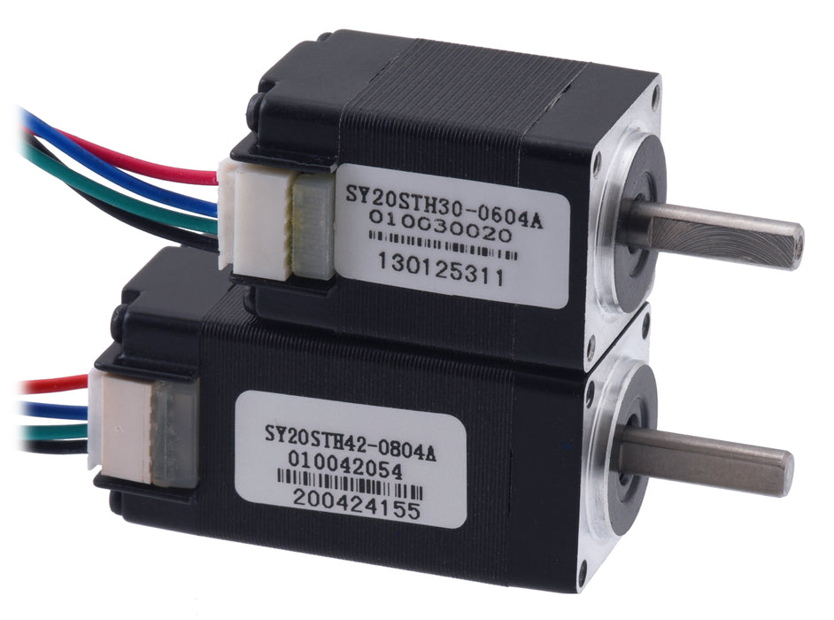 Stepper Motor: Bipolar, 200 Steps/Rev, 20×30mm, 3.9V, 0.6 A/Phase