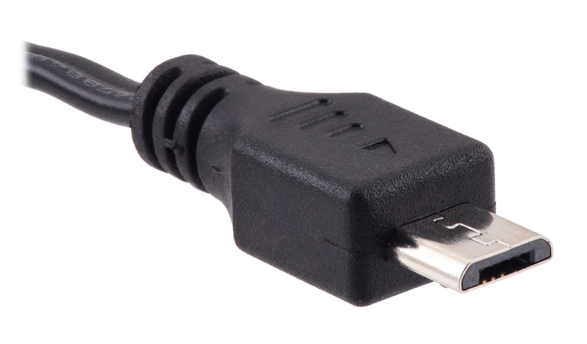 Wall Power Adapter: 5.15VDC, 2.5A, USB Micro-B Connector, 18AWG 1.5m Cable