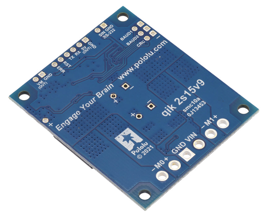 Pololu Qik 2s15v9 Dual Serial Motor Controller