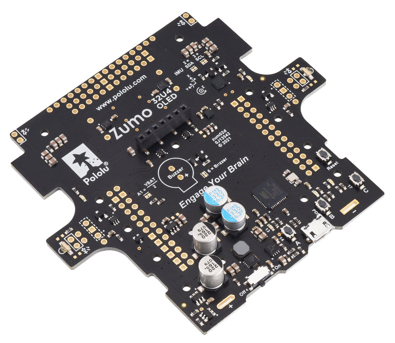 Zumo 32U4 OLED Robot Kit (No Motors)