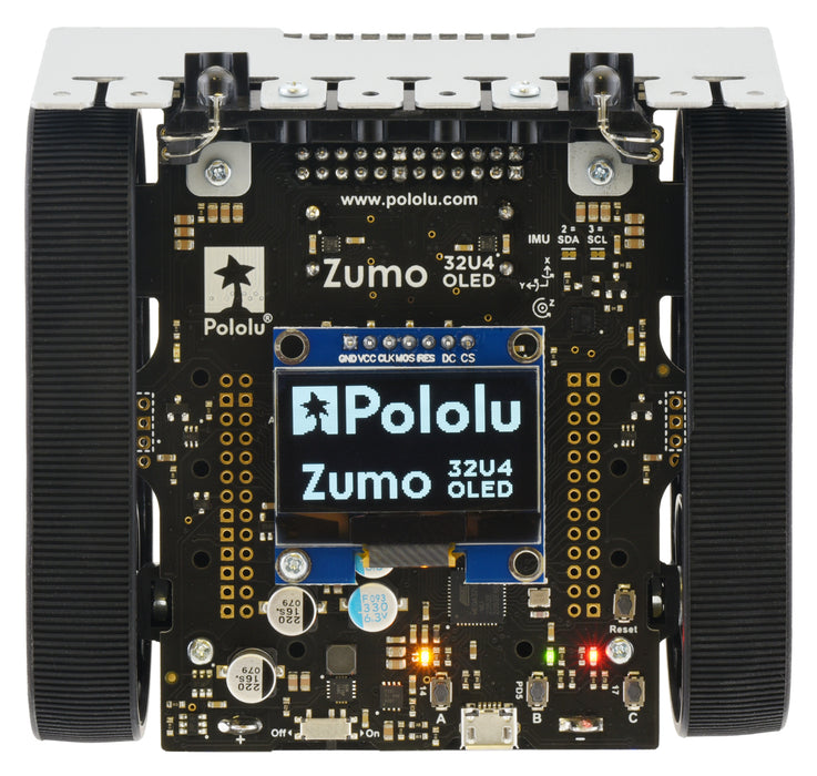 Zumo 32U4 OLED Robot (Assembled with 75:1 HP Motors)