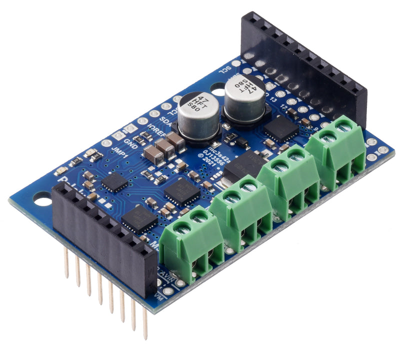 Motoron M3S256 Triple Motor Controller Shield for Arduino (Connectors Soldered)