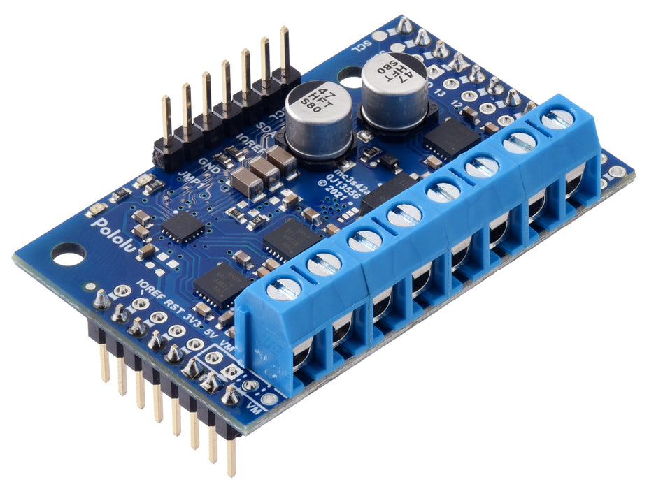 Motoron M3S256 Triple Motor Controller Shield for Arduino (No Connectors)