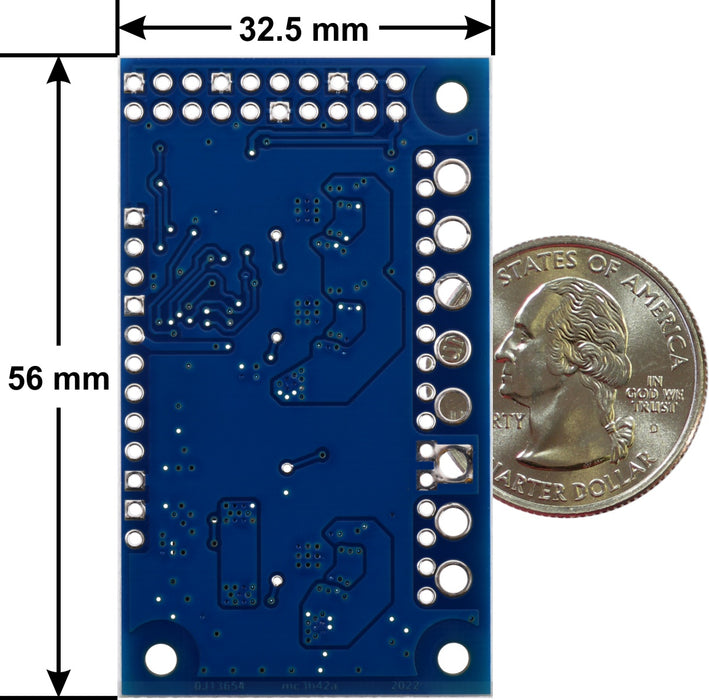 Motoron M3H256 Triple Motor Controller for Raspberry Pi (No Connectors or Standoffs)