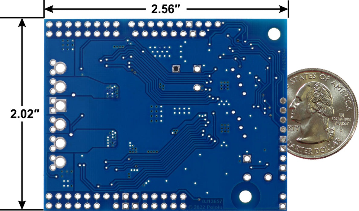 Motoron M2S18v18 Dual High-Power Motor Controller Shield for Arduino (No Connectors)