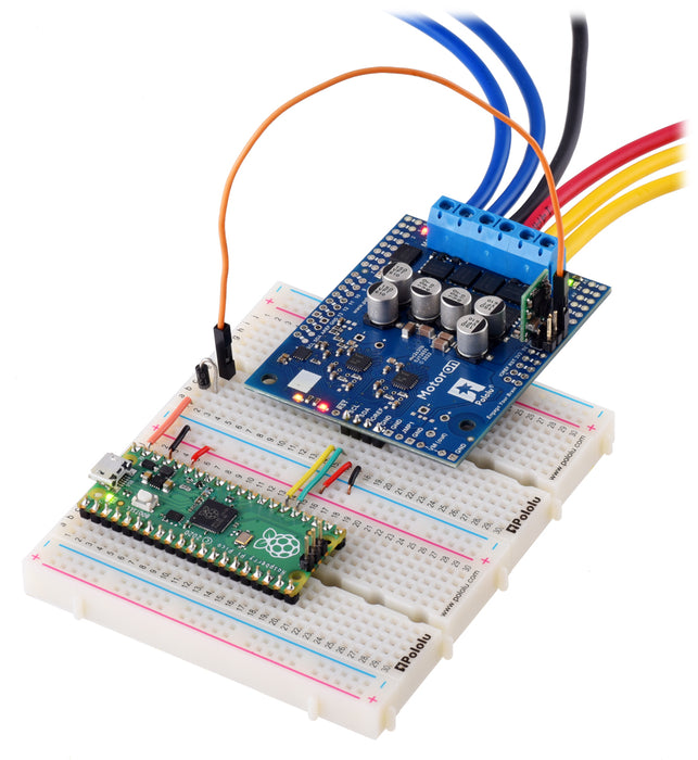 Motoron M2S24v16 Dual High-Power Motor Controller Shield for Arduino (No Connectors)