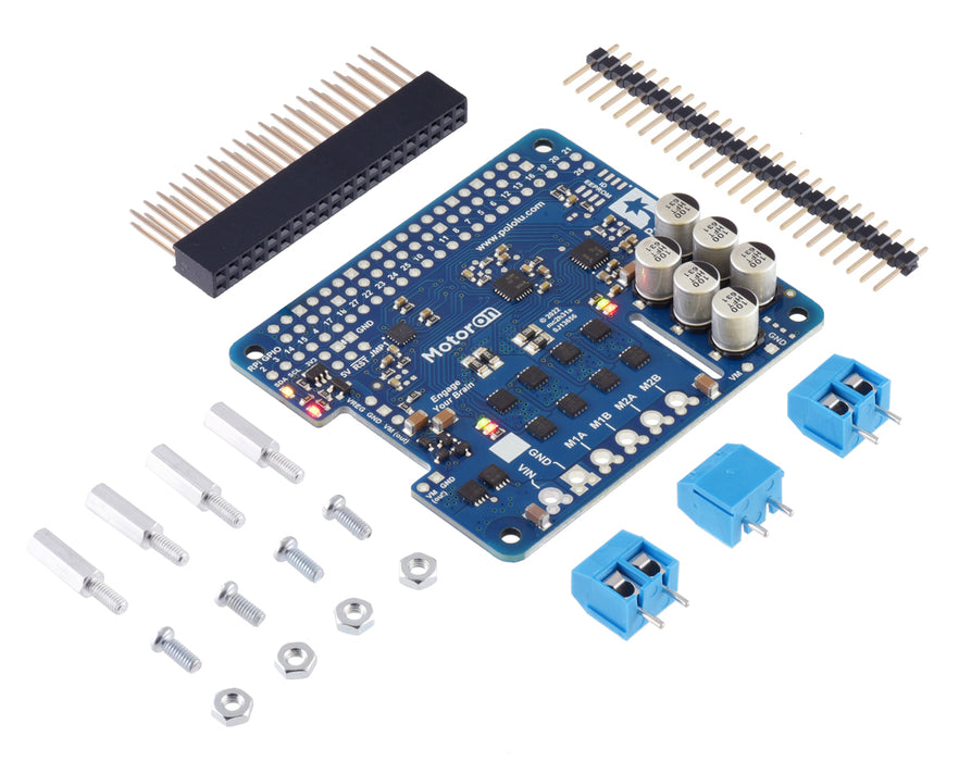 Motoron M2H24v14 Dual High-Power Motor Controller Kit for Raspberry Pi