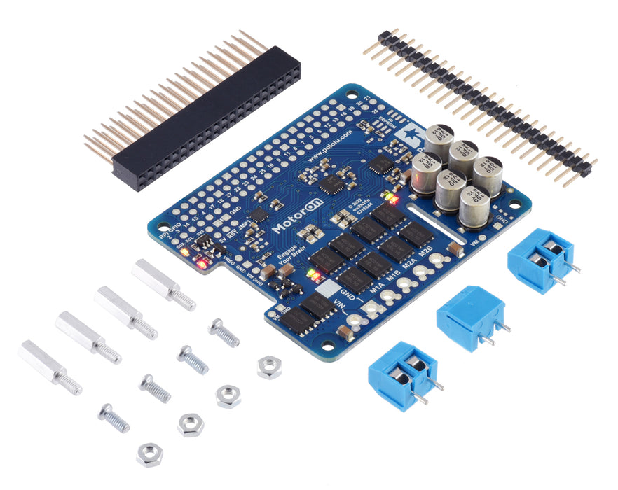 Motoron M2H18v20 Dual High-Power Motor Controller Kit for Raspberry Pi