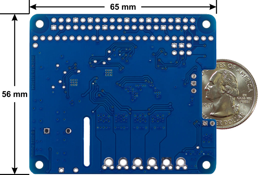 Motoron M2H18v20 Dual High-Power Motor Controller for Raspberry Pi (Connectors Soldered)