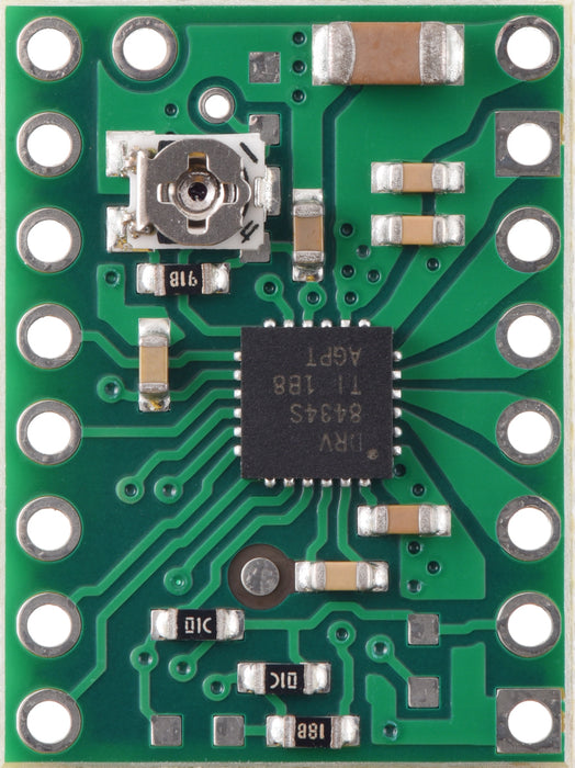 DRV8434S SPI Stepper Motor Driver Carrier, Potentiometer for Max. Current Limit (Header Pins Soldered)