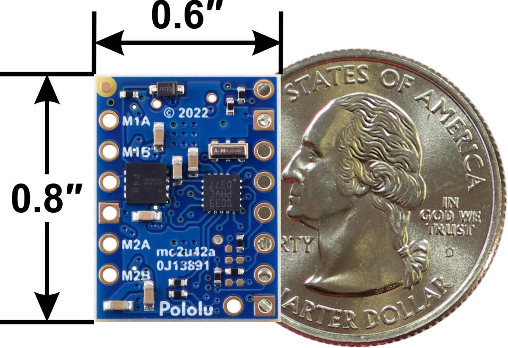 Motoron M2U256 Dual Serial Motor Controller