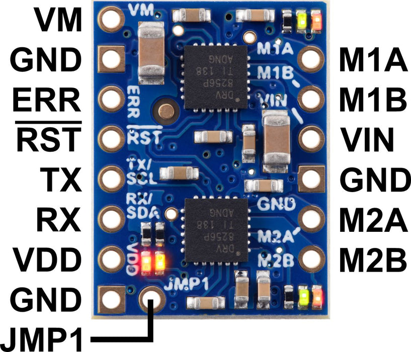 Motoron M2U256 Dual Serial Motor Controller