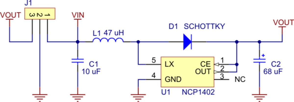 Pololu 3.3V Step-Up Voltage Regulator NCP1402