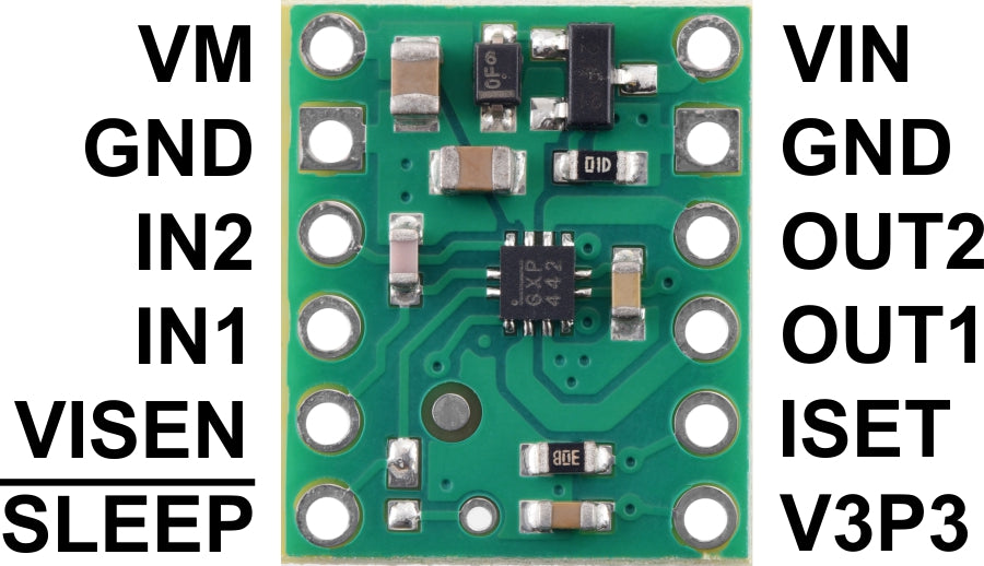 MP6550 Single Brushed DC Motor Driver Carrier