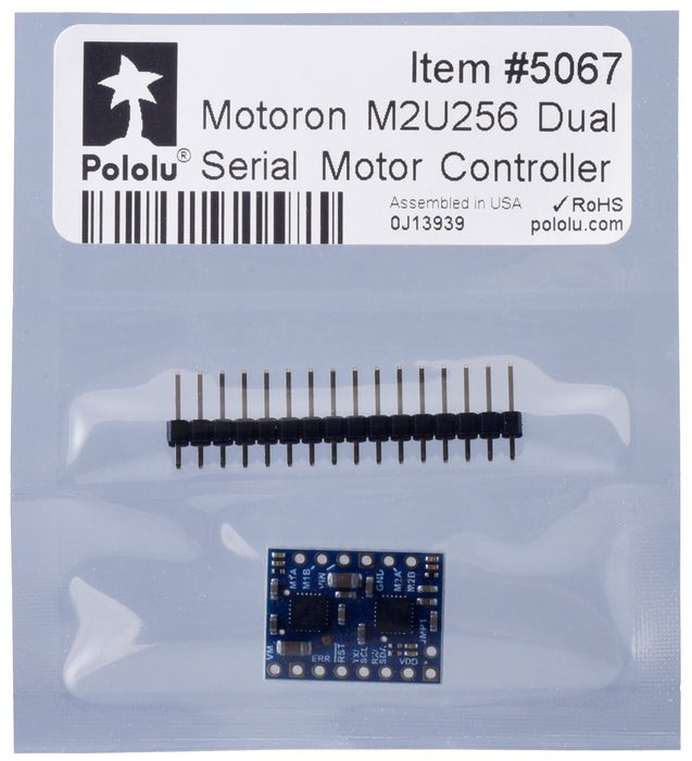 Motoron M2U256 Dual Serial Motor Controller