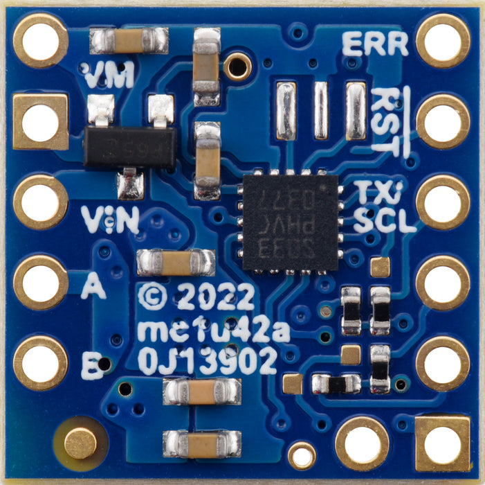 Motoron M1T256 Single I²C Motor Controller (Header Pins Soldered)