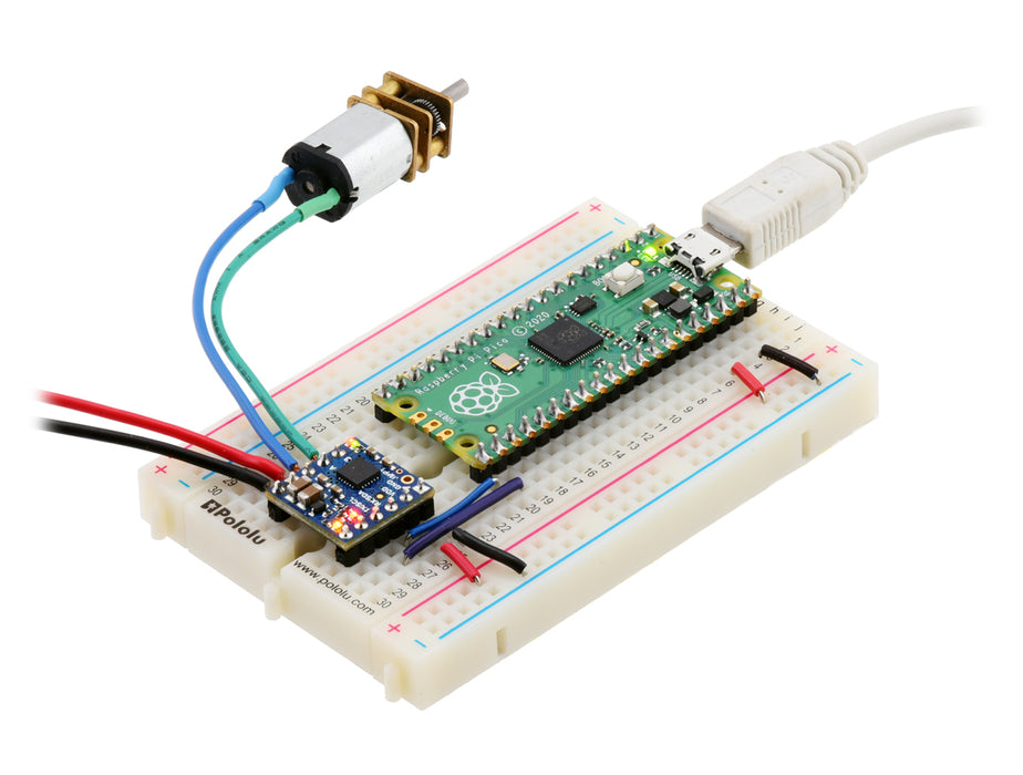 Motoron M1T256 Single I²C Motor Controller (Header Pins Soldered)