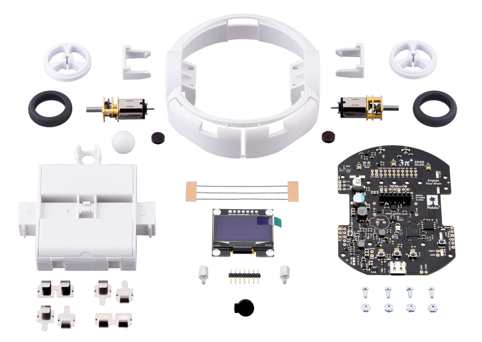 3pi+ 2040 Robot Kit with 75:1 LP Motors (Turtle Edition Kit)