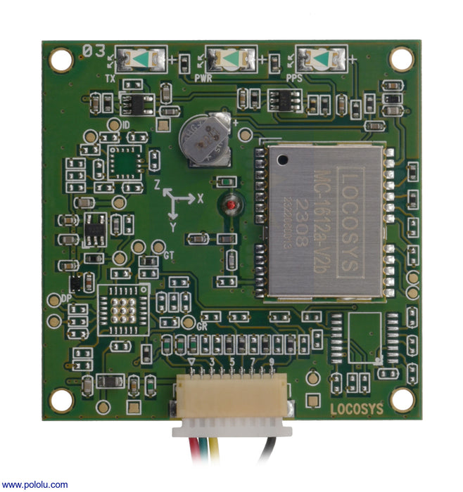 LOCOSYS LC20031-V2 135-Channel Dual-Band GNSS Receiver Module