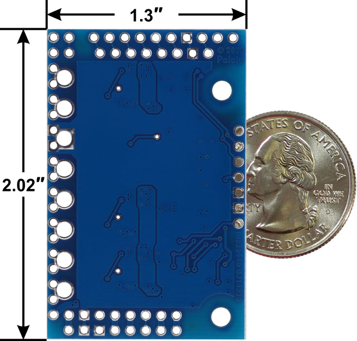 Motoron M3S550 Triple Motor Controller Shield for Arduino (Connectors Soldered)