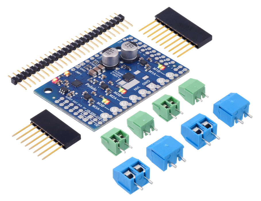 Motoron M3S550 Triple Motor Controller Shield Kit for Arduino