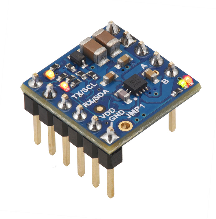 Motoron M1U550 Single Serial Motor Controller (Header Pins Soldered)