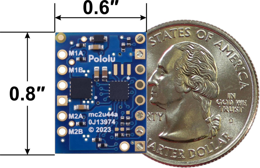 Motoron M2T550 Dual I²C Motor Controller