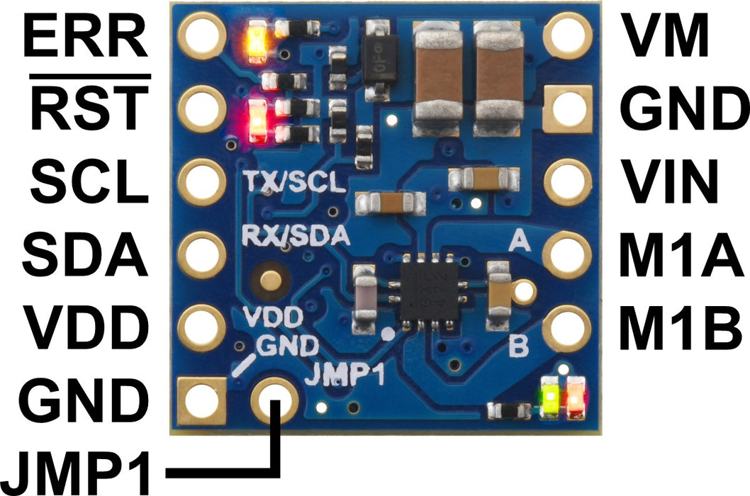 Motoron M1T550 Single I²C Motor Controller