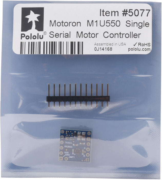 Motoron M1U550 Single Serial Motor Controller