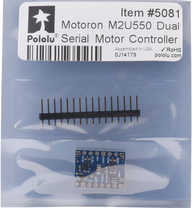 Motoron M2U550 Dual Serial Motor Controller