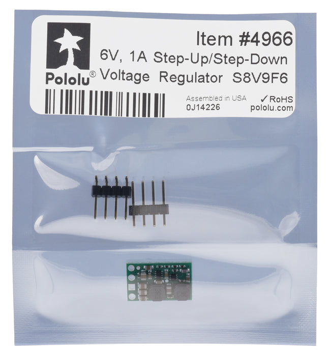 6V Step-Up/Step-Down Voltage Regulator S8V9F6