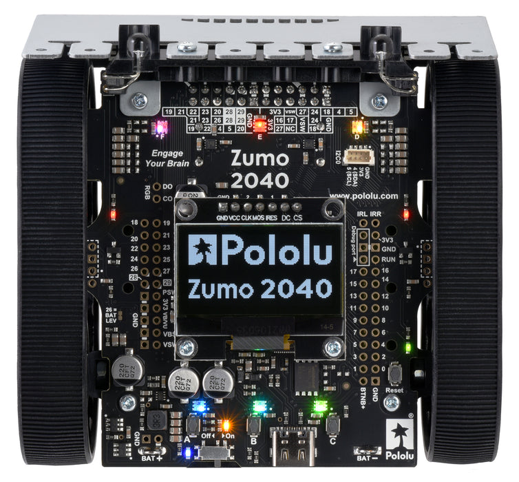 Zumo 2040 Robot (Assembled with 100:1 HP Motors)