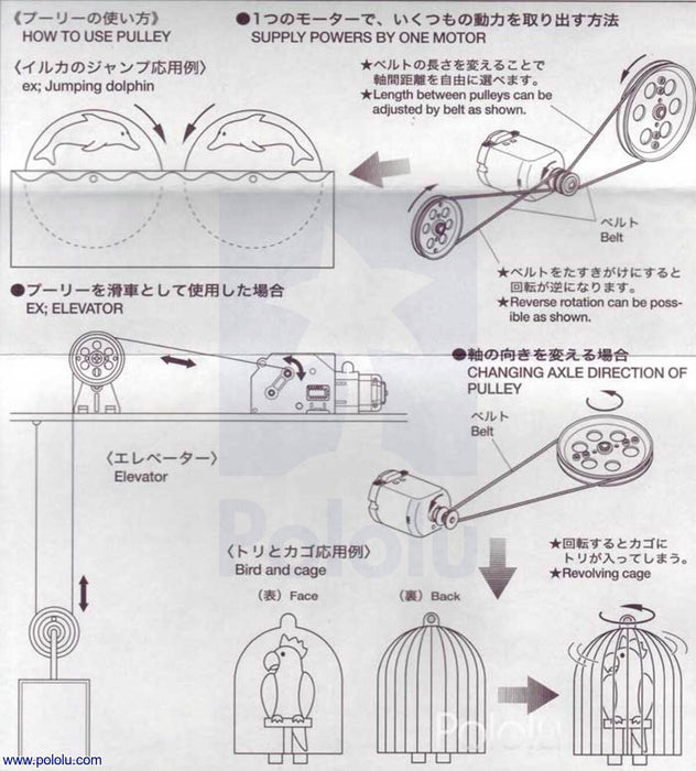 Tamiya 70121 Pulley Unit Set