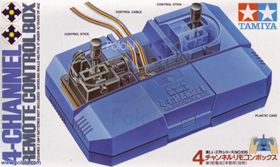 Tamiya 70106 4-Channel Remote Control Box Kit